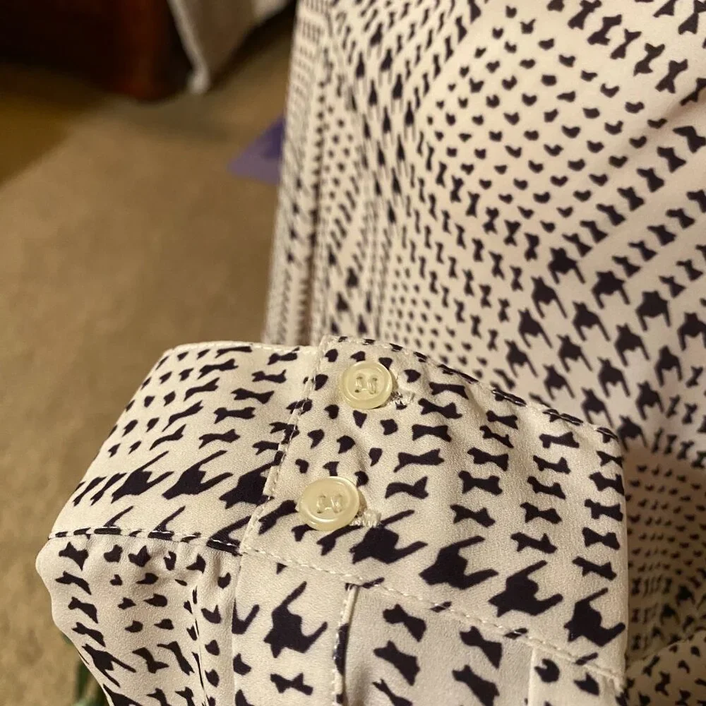 41 Hawthorn Stitch Fix Pop Over Blouse Size Large - Picture 5 of 9